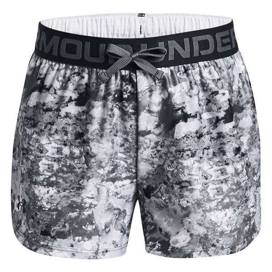 Kids Under Armour Shorts | Under Armour Girls Play Up Printed Shorts Grey