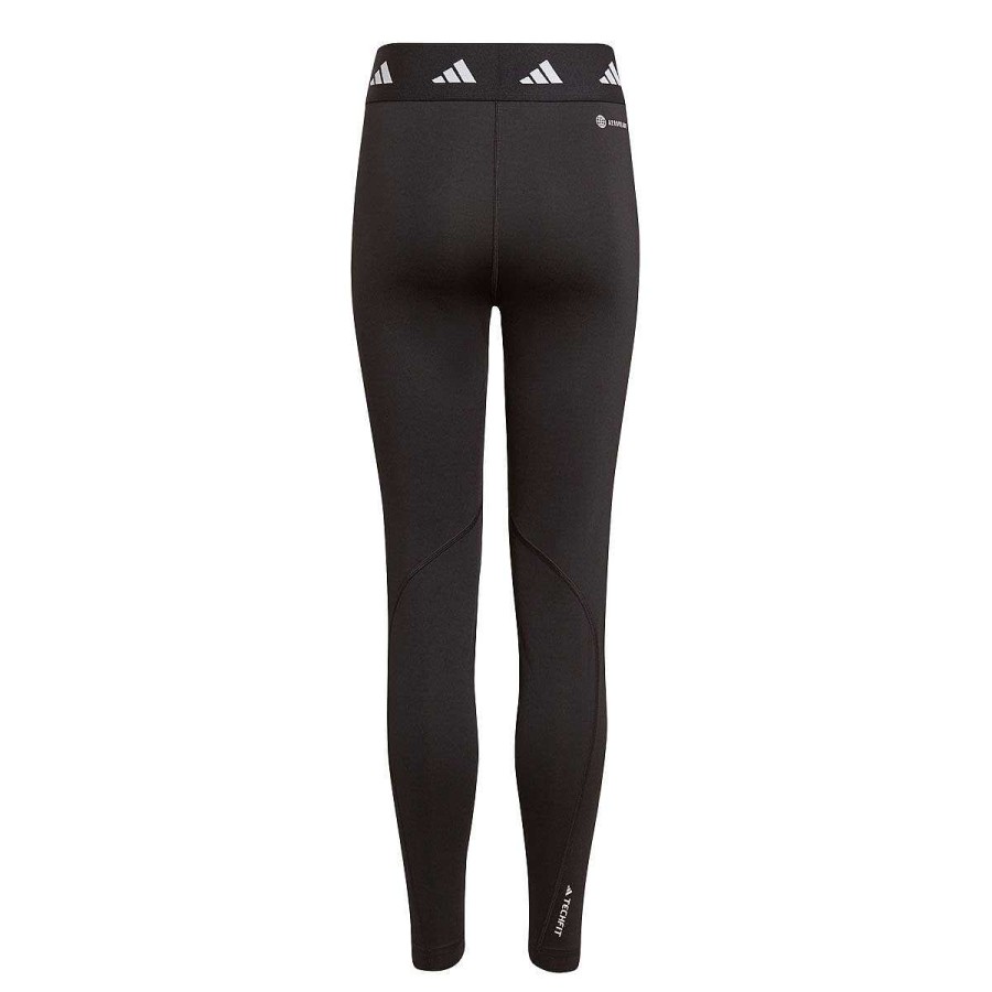 Kids adidas Tights | Adidas Girls Aeroready Techfit 7/8 Tights Black