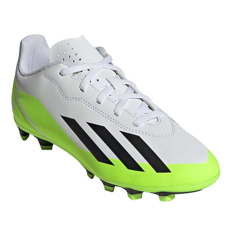 Kids adidas Football Boots | Adidas X Crazyfast .4 Kids Football Boots White/Black