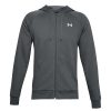 Men Under Armour Jackets | Under Armour Mens Rival Full Zip Cotton Hoodie Grey