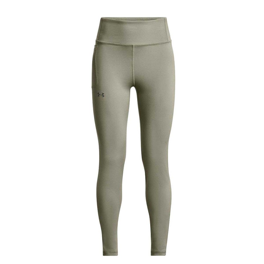 Kids Under Armour Tights | Under Armour Girls Motion High Rise Tights Green