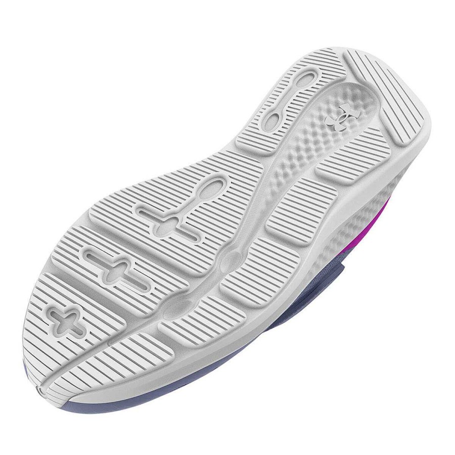 Kids Under Armour Running | Under Armour Charged Pursuit 3 Ps Kids Running Shoes Purple/Silver