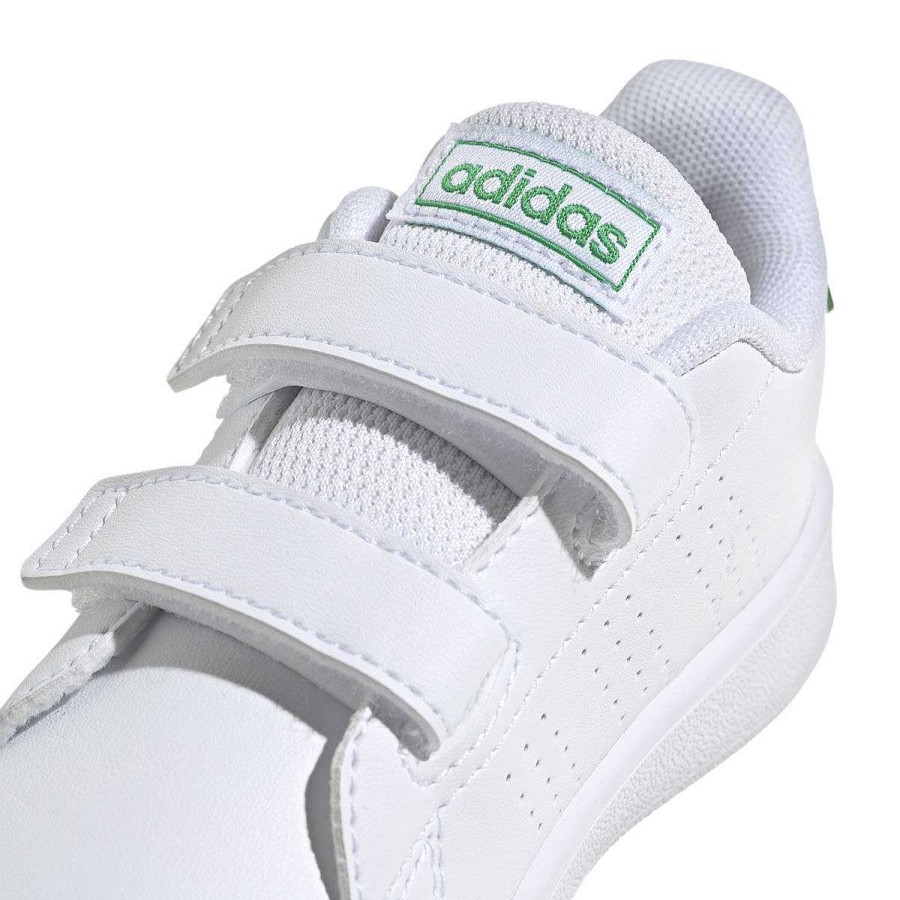 Kids adidas Casual | Adidas Advantage Court Toddlers Shoes White/Green