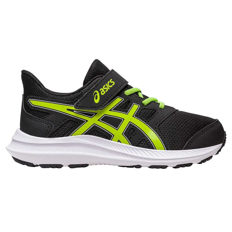 Kids Asics Sneakers | Asics Jolt 4 Ps Kids Running Shoes Black/Green