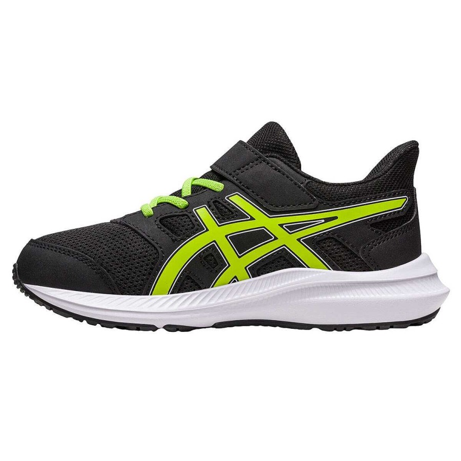 Kids Asics Training | Asics Jolt 4 Ps Kids Running Shoes Black/Green