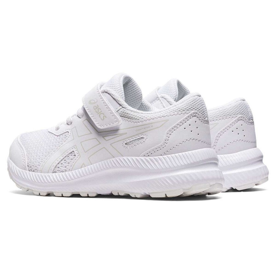 Kids Asics School Shoes | Asics Contend 8 Ps Kids Running Shoes White