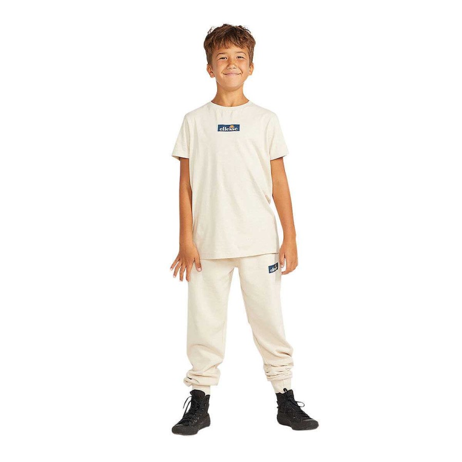 Kids Ellesse Track Pants | Ellesse Boys Julianta Jog Pants Beige