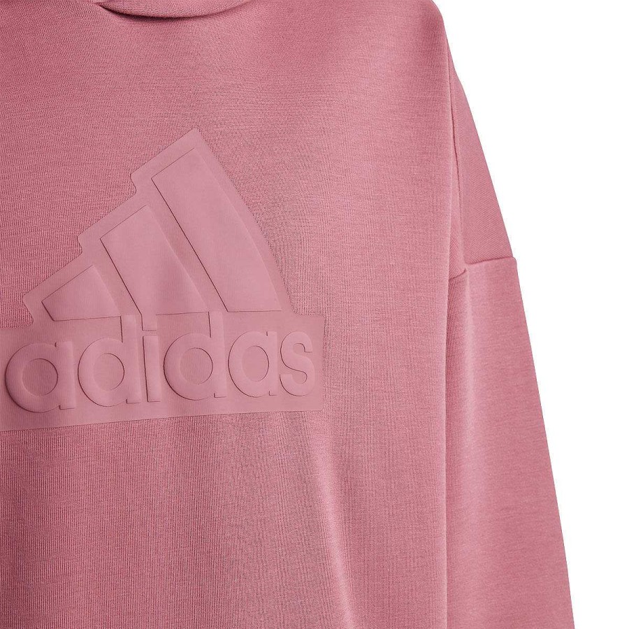 Kids adidas Hoodies & Sweatshirts | Adidas Kids Future Icons Logo Hoodie Pink