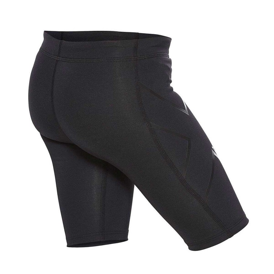 Kids 2XU Tights | 2Xu Girls Core Compression Shorts Black