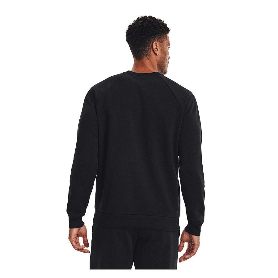 Men Under Armour Jackets | Under Armour Mens Ua Rival Fleece Crew Black