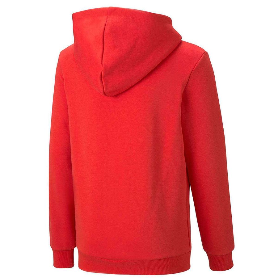 Kids PUMA Hoodies & Sweatshirts | Puma Boys Essentials Fleece Logo Hoodie Red