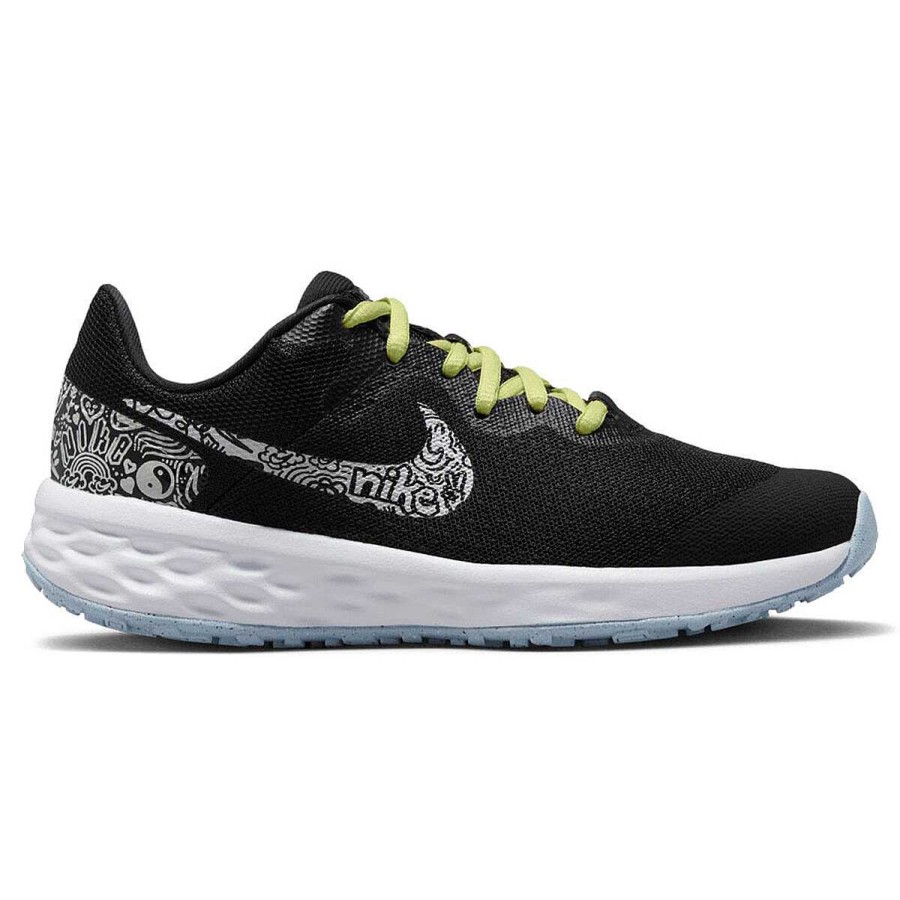 Kids Nike Training | Nike Revolution 6 Next Nature Gs Kids Running Shoes Black/White