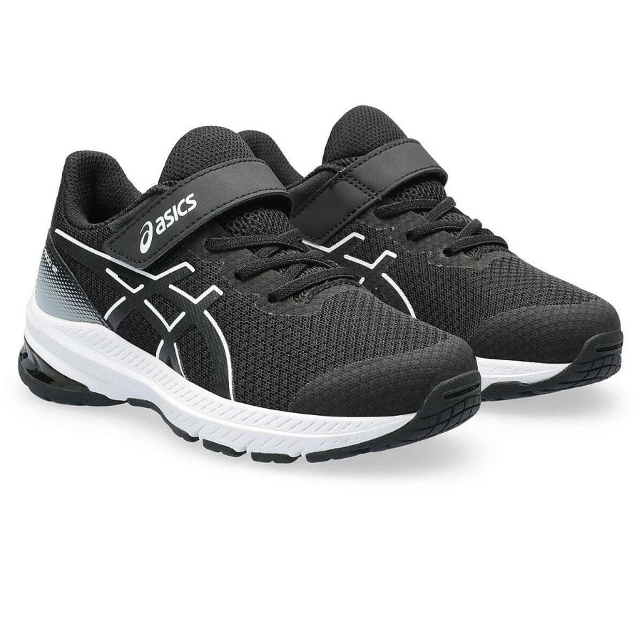 Kids Asics Training | Asics Gt 1000 12 Ps Kids Running Shoes Black/White