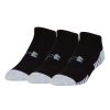 Men Under Armour Socks | Under Armour Kids Heatgear No Show Socks 3 Pack Black