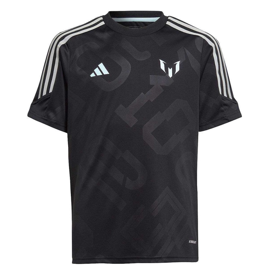 Kids adidas Tees & Tops | Adidas Kids Messi Training Jersey 6 Black