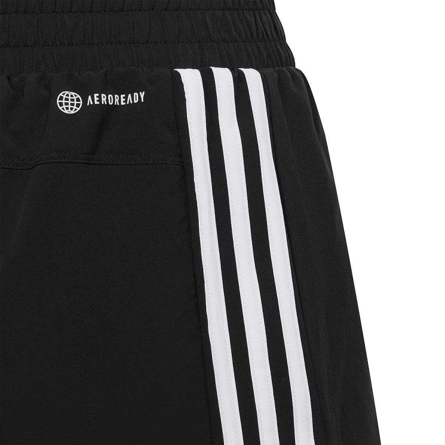 Kids adidas Shorts | Adidas Girls Tr Essentials Aeroready 3 Stripes Shorts Black