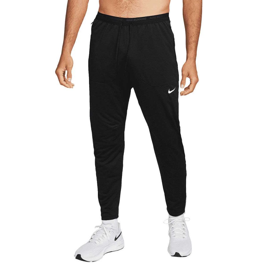 Men Nike Track Pants | Nike Mens Dri-Fit Phenomen Elite Knit Pants Black