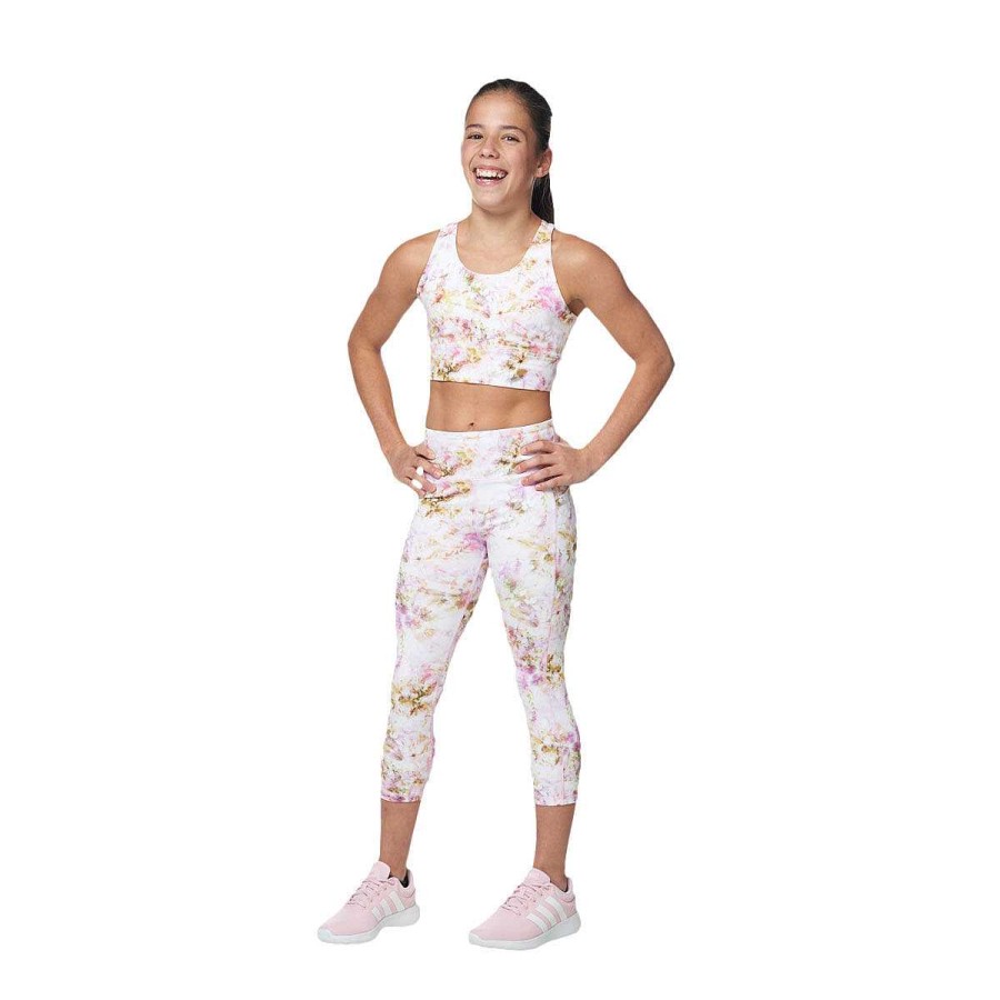 Kids ELL&VOO Bras & Crops | Ell & Voo Girls Lily Crop Top 14 Multi