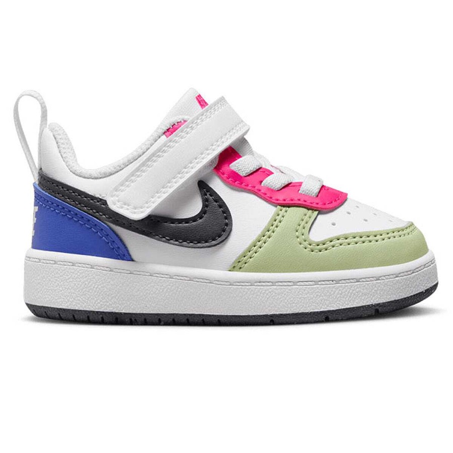 Kids Nike Girls Shoes | Nike Court Borough Low Recraft Toddlers Shoes White/Pink