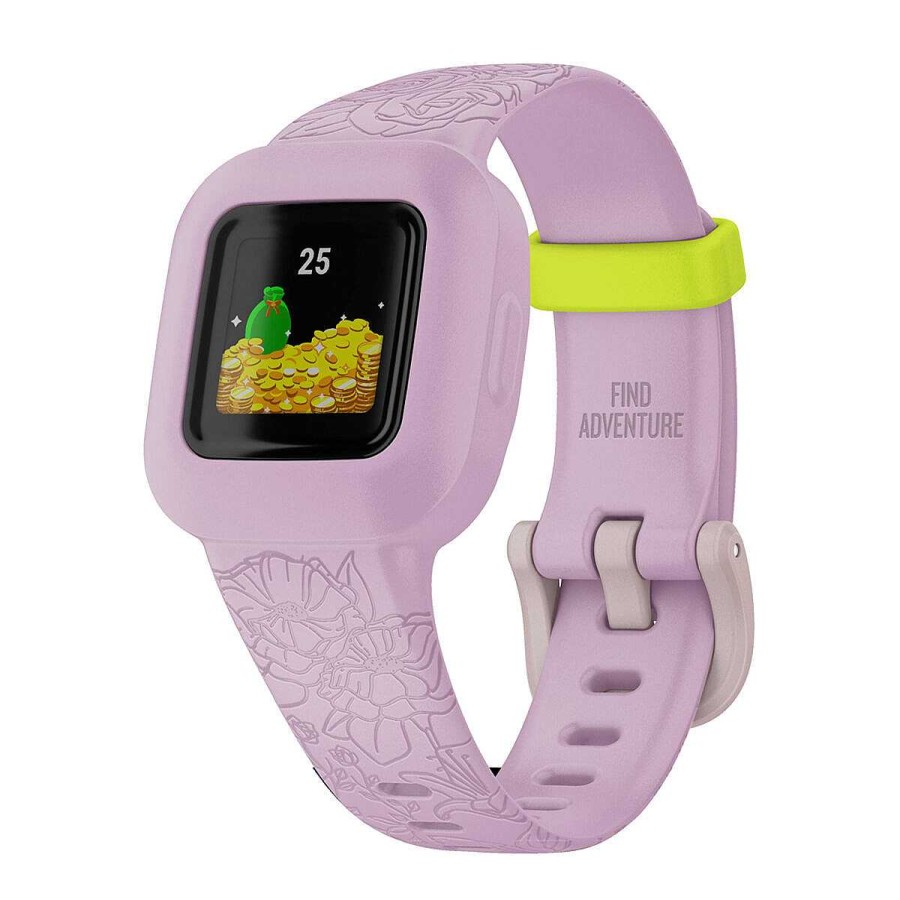 Men Garmin Watches And Trackers | Garmin Vivofit Jr3 Activity Tracker - Lilac Floral