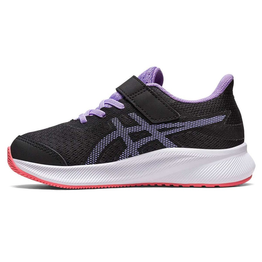 Kids Asics Running | Asics Patriot 13 Ps Kids Running Shoes Us 11 Black/Purple