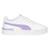 Kids PUMA Casual | Puma Carina 2.0 Ps Kids Casual Shoes White/Purple