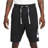 Men Nike Track Pants | Nike Mens Club Fleece Alumni Shorts Black