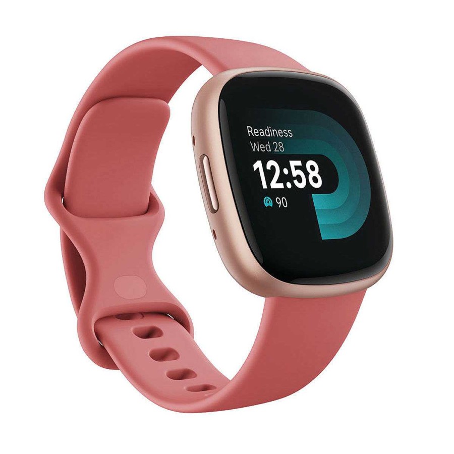 Men Fitbit Watches And Trackers | Fitbit Versa 4 Elevated Fitness Watch - Pink Sand/Copper Rose