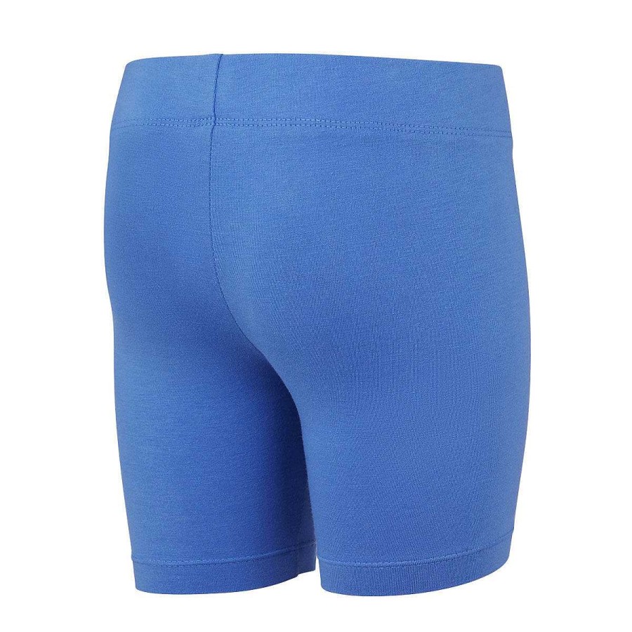 Kids Nike Shorts | Nike Junior Girls Lbr Solid Cotton Bike Shorts Blue