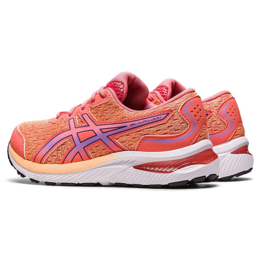 Kids Asics Running | Asics Gel Cumulus 24 Gs Kids Running Shoes Pink/Purple