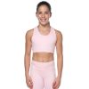 Kids ELL&VOO Bras & Crops | Ell & Voo Girls Natalie Crop Top Pink