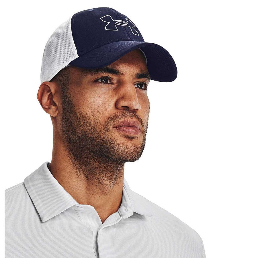 Men Under Armour Caps | Under Armour Mens Ua Iso-Chill Driver Mesh Adjustable Cap