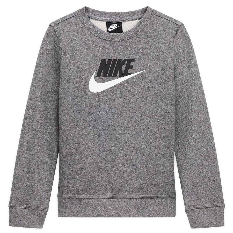 Kids Nike Hoodies & Sweatshirts | Nike Boys Nsw Club Hbr Sweatshirt Grey