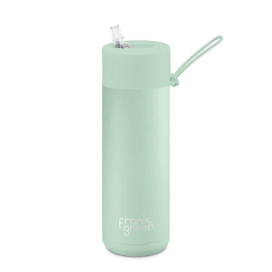 Kids FRANK GREEN Water Bottles | Frank Green Reusable 595Ml Water Bottle - Mint/Gelato