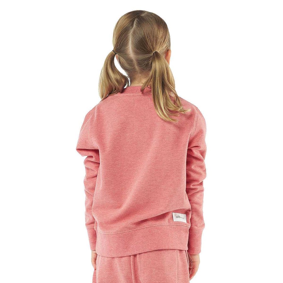 Kids ELL&VOO Hoodies & Sweatshirts | Ell & Voo Junior Girls Gym Class Crew 4 Pink