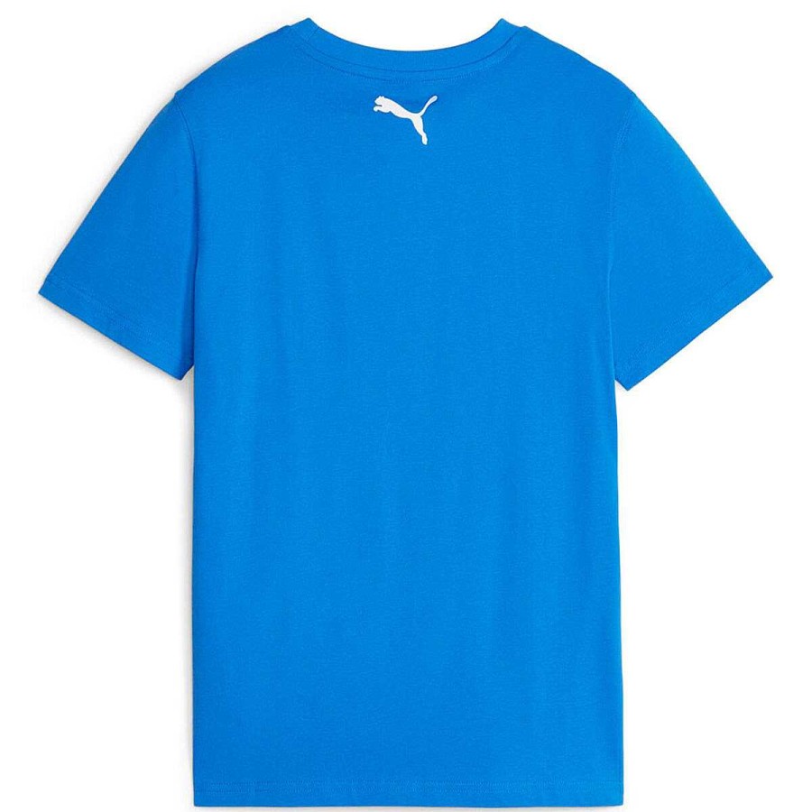 Kids PUMA Activewear | Puma Kids Basketball Graphic Tee Blue