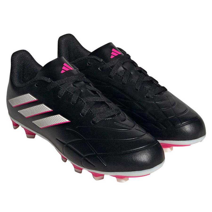 Kids adidas Football Boots | Adidas Copa Pure .4 Kids Football Boots Black/Silver