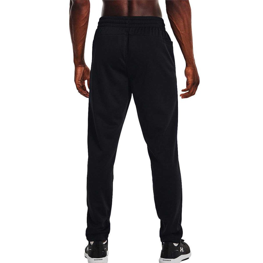 Men Under Armour Track Pants | Under Armour Mens Ua Armour Fleece Pants Black