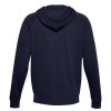 Men Under Armour Jackets | Under Armour Mens Rival Full Zip Cotton Hoodie Navy