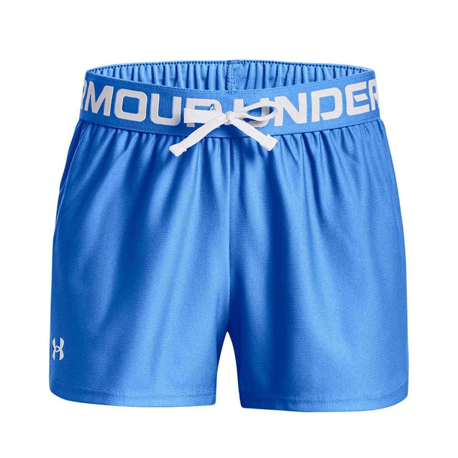 Kids Under Armour Shorts | Under Armour Girls Play Up Shorts Blue