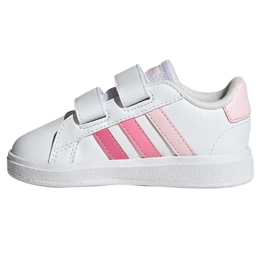 Kids adidas Casual | Adidas Grand Court 2.0 Toddlers Shoes White/Pink