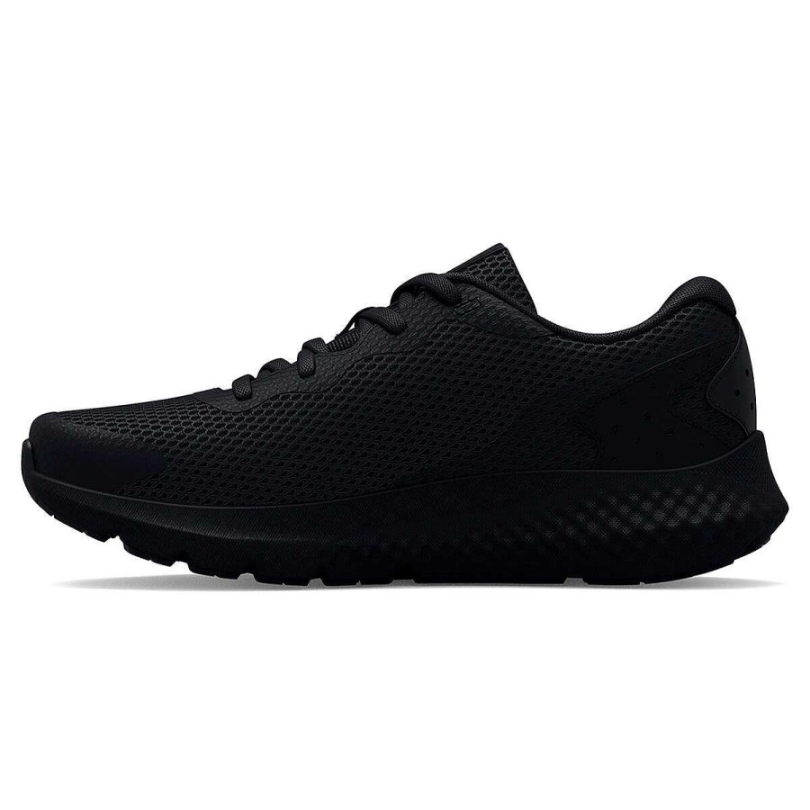 Kids Under Armour School Shoes | Under Armour Rogue 3 Ps Kids Running Shoes Black