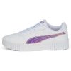 Kids PUMA Sneakers | Puma Carina 2.0 Holo Gs Kids Casual Shoes White/Silver