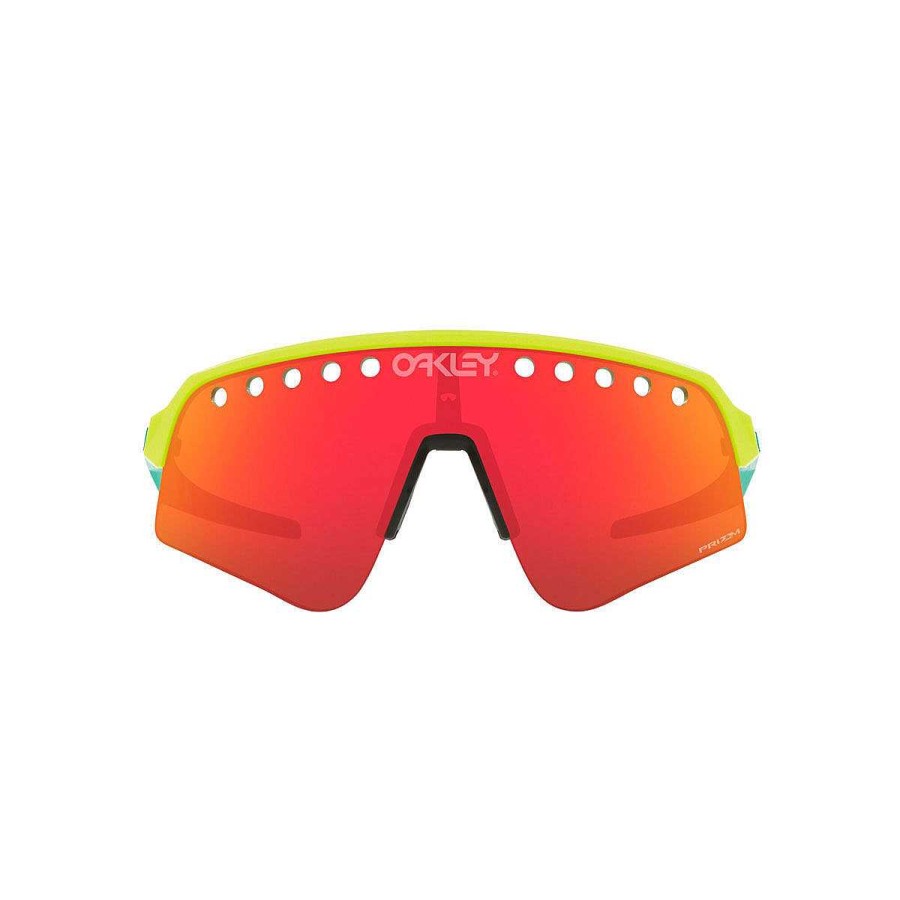 Men Oakley Sunglasses | Oakley Sutro Lite Sweep Vented Sunglasses - Tennis Ball Yellow With Prizm Ruby