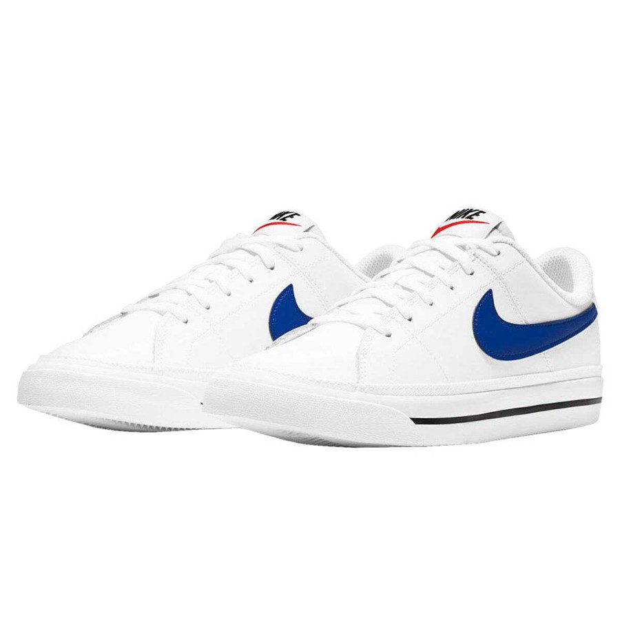 Kids Nike Girls Shoes | Nike Court Legacy Gs Kids Casual Shoes White/Blue