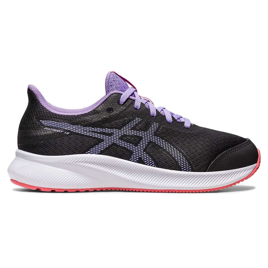 Kids Asics Training | Asics Patriot 13 Gs Kids Running Shoes Black/Purple