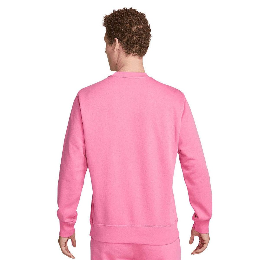 Men Nike Jackets | Nike Sportswear Mens Club Sweatshirt Pink