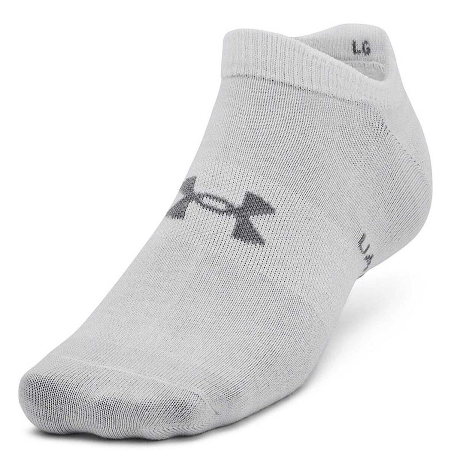 Men Under Armour Socks | Under Armour Essential No Show Socks 6-Pack Grey