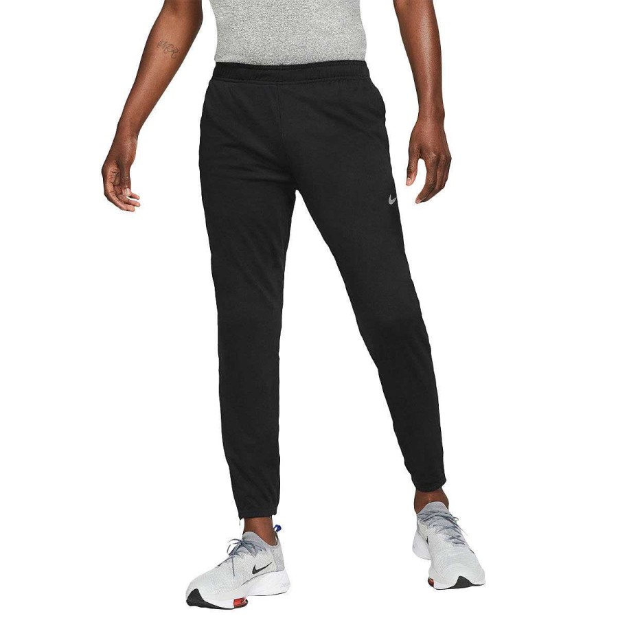 Men Nike Track Pants | Nike Mens Dri-Fit Challenger Running Trousers Black