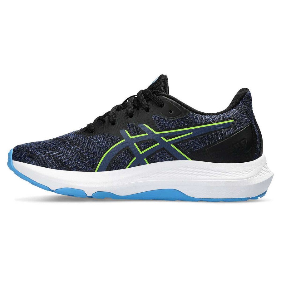 Kids Asics Running | Asics Gt 2000 12 Gs Kids Running Shoes Black/Blue